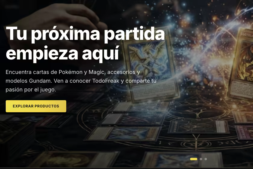 TodoFreak Store homepage